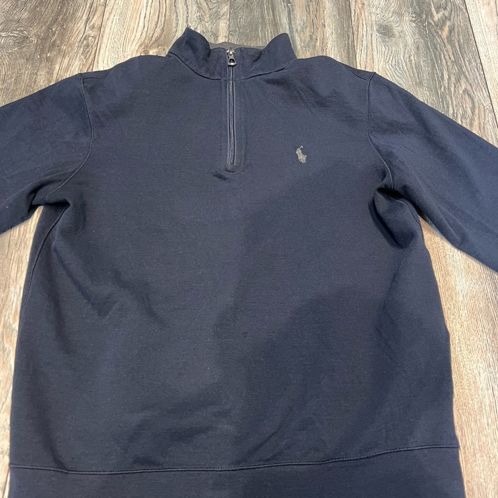 Polo Ralph Lauren Men's Dark Blue Zip-Up Sweater